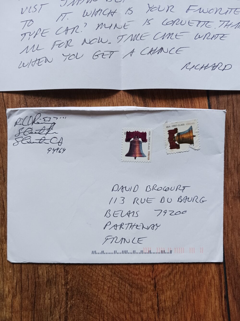 Richard Ramirez : Lettre