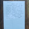 Richard Ramirez : Lettre et dessin